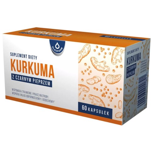 Kurkuma z czarnym pieprzem 60 kaps.