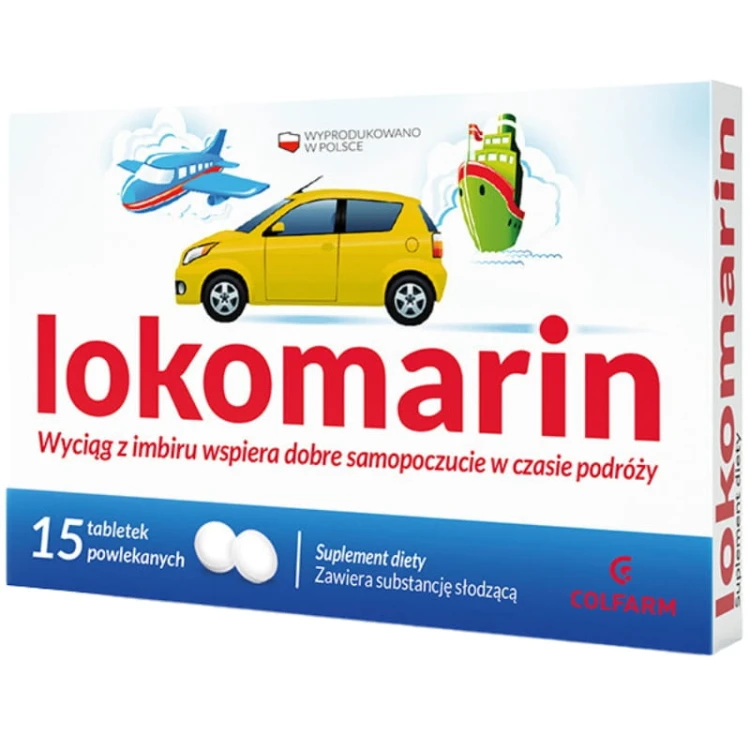 Lokomarin - wyciąg z imbiru 15 tabl.