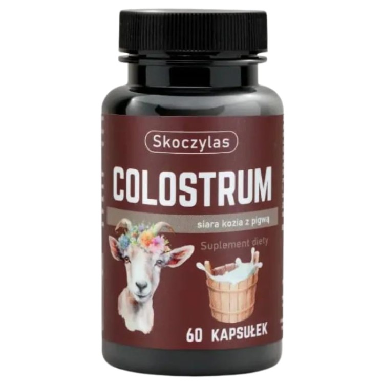 Skoczylas Colostrum siara kozia z pigwą 60 kaps.