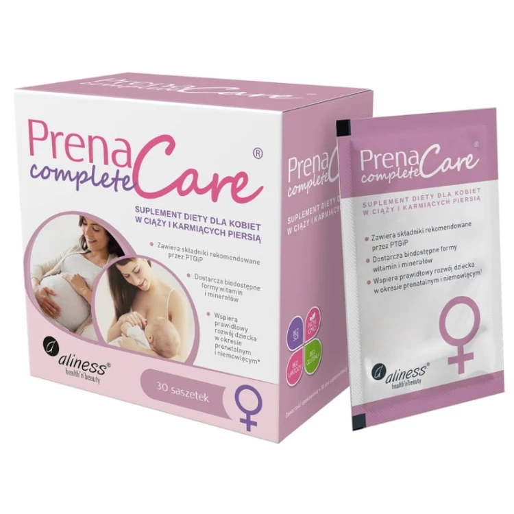 PrenaCare Complete dla kobiet w ciąży i karmiących piersią 30 saszetek