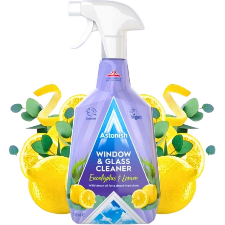 Astonish Płyn do mycia szyb i okien Cytrynowy 750ml UK