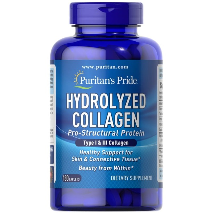 puritans-pride-hydrolizowany-kolagen-typ-i-iii-180-tabletek