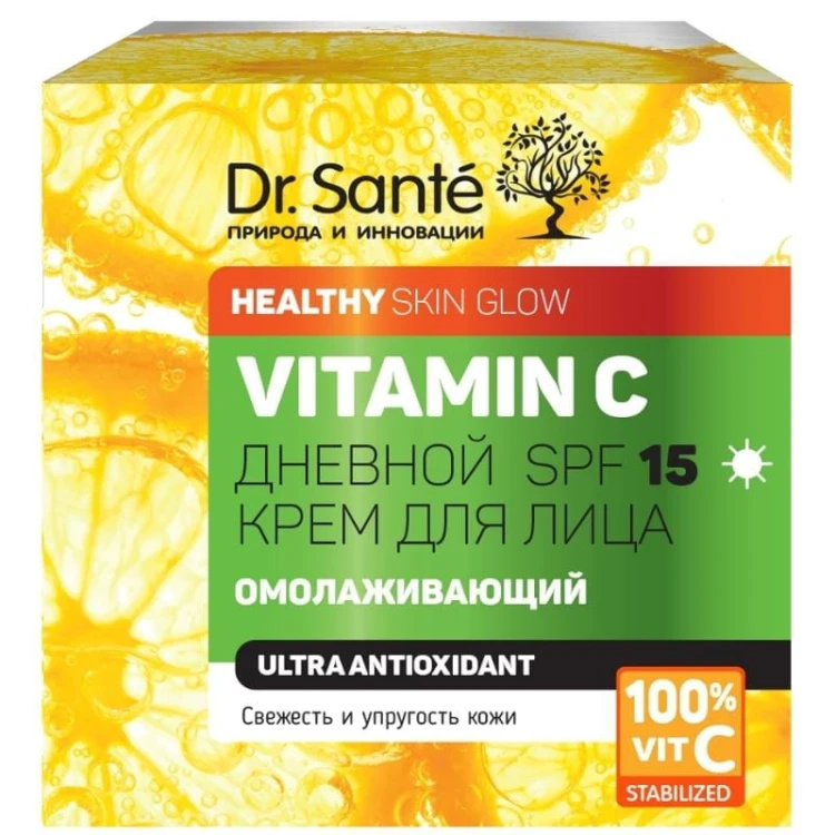 Dr Sante Krem do twarzy SPF20 na dzień Witamina C Odmładzajacy do skóry matowej zmęczonej 50ml