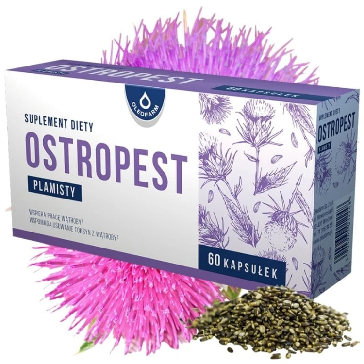Ostropest plamisty 60 kaps.