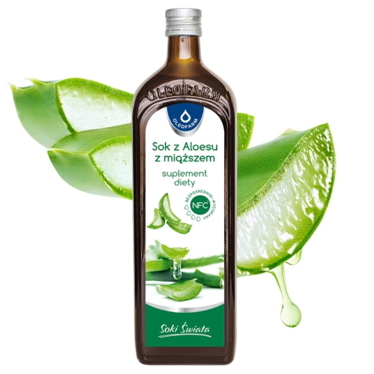 Sok z Aloesu z miąższem NFC 1000ml