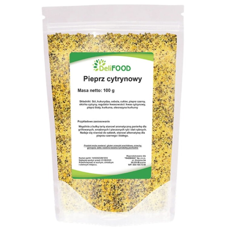 Pieprz cytrynowy (DeliFood) 100g