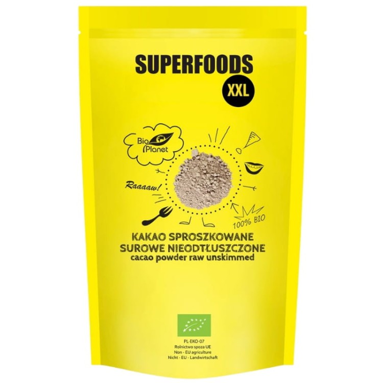 Bio Planet Kakao sproszkowane surowe nieodtłuszczone BIO 400g