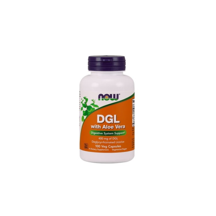 DGL (Lukrecja) z Aloe Vera 100 kaps.