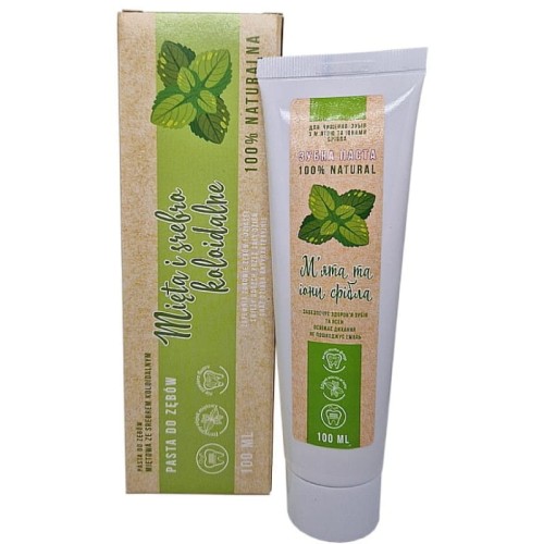 LekoPro Pasta do zębów Mięta i srebro koloidalne 100ml