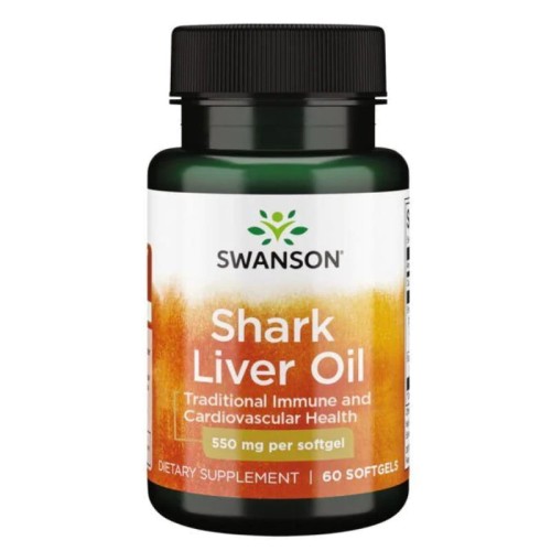 Olej z wątroby rekina 550mg 60 kaps.