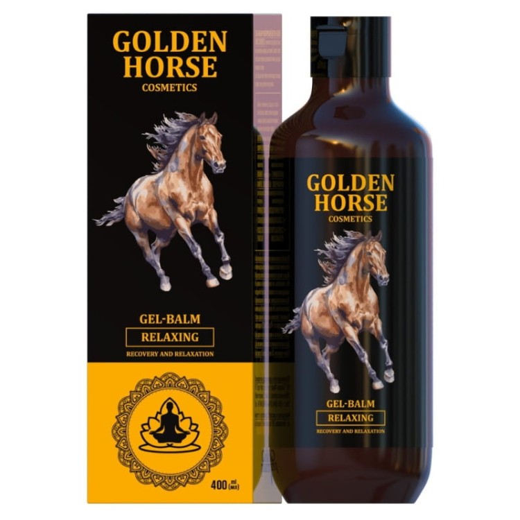Golden Horse Balsam (żel) do ciała chłodzący do masażu 400ml