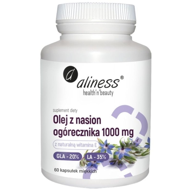 Olej z nasion ogórecznika 20%/35% 1000mg 60kaps.