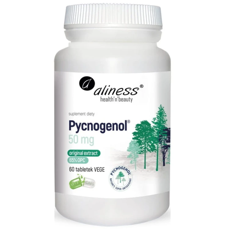 Pycnogenol extract 65% 50mg 60 tabl.