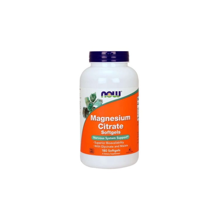 Magnesium Citrate (Cytrynian magnezu) 133mg 180 kaps.