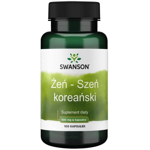 Ginseng Korean (Żeń-szeń koreański) 500mg 100 kaps.