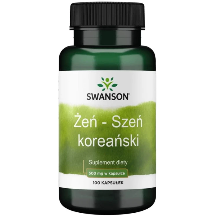 Ginseng Korean (Żeń-szeń koreański) 500mg 100 kaps.