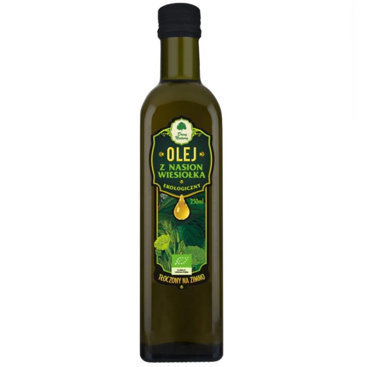 Olej z nasion wiesiołka EKO tłoczony na zimno 250ml