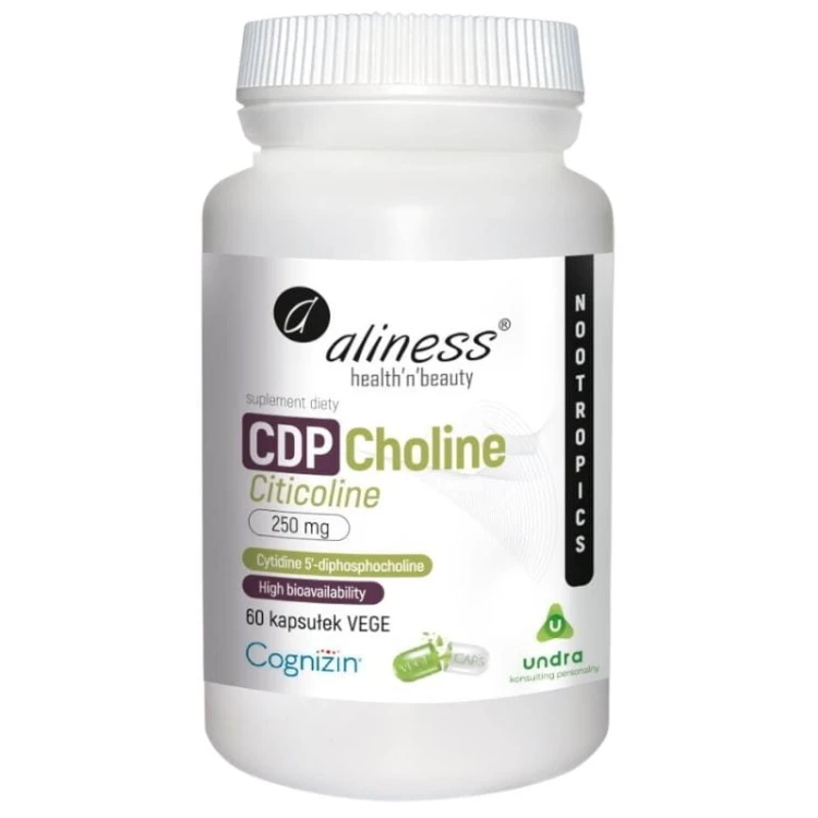 CDP Choline (Citicoline) 250mg 60 kaps.