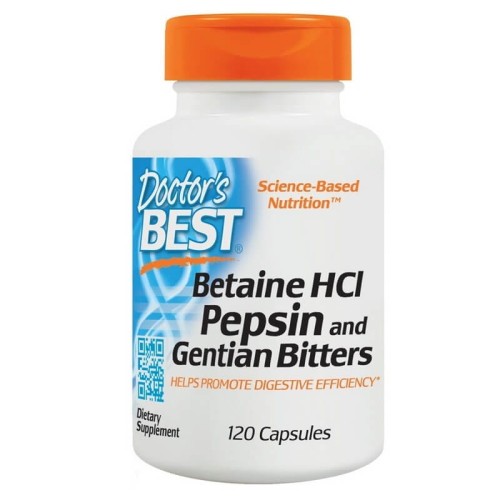 Betaina Pepsyna i Goryczka (Betaine HCL) 120 kaps.