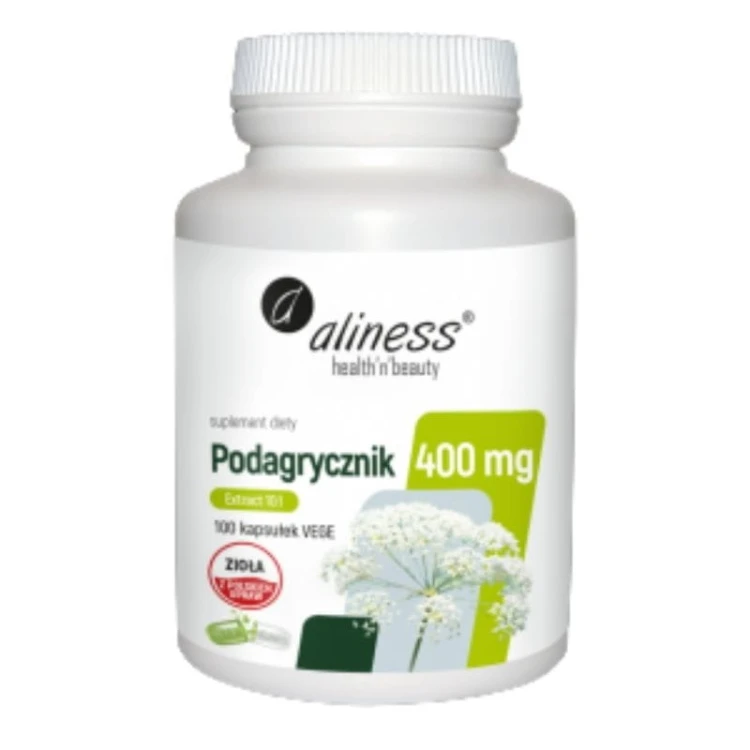 Podagrycznik ekstrakt 10:1 400mg 100kaps.