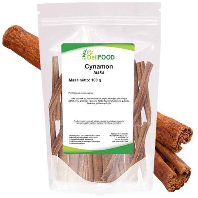 Cynamon laska (DeliFood) 100g