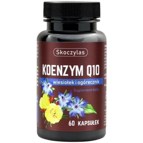 Skoczylas Koenzym Q10, wiesiołek i ogórecznik 60kaps.