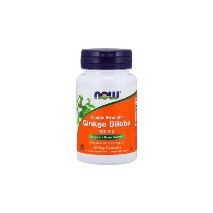 Ginkgo Biloba Podwójna moc 120mg 50 kaps.