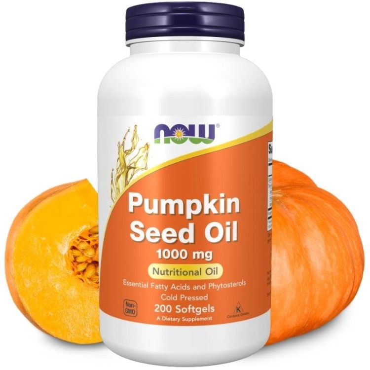 Pumpkin Seed Oil  (Olej z nasion dyni) 1000mg 200 kaps.
