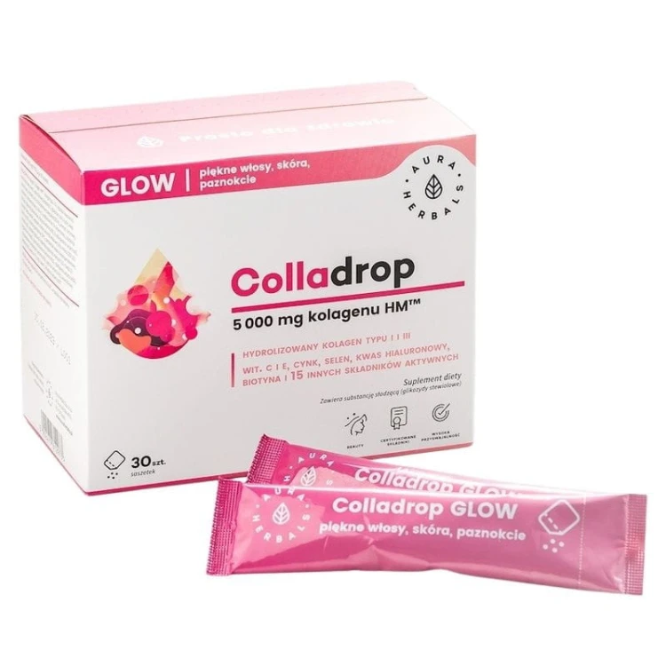 Colladrop Glow kolagen morski 5000mg 30 saszetek