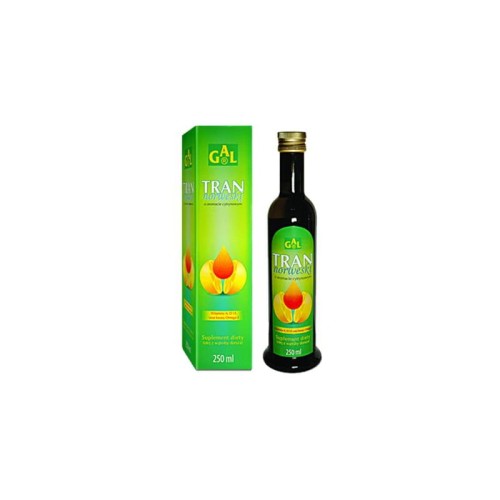Tran norweski o aromacie cytrynowym 250ml