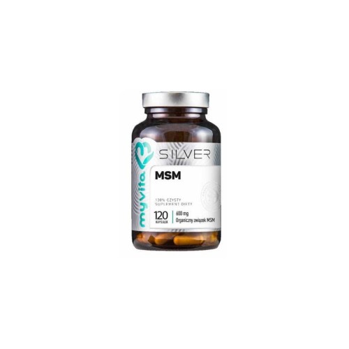 Silver Pure 100% MSM 600mg 120 kaps.
