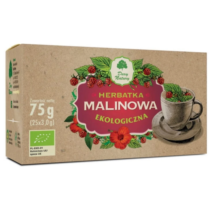 Herbatka Malinowa EKO 25x3g