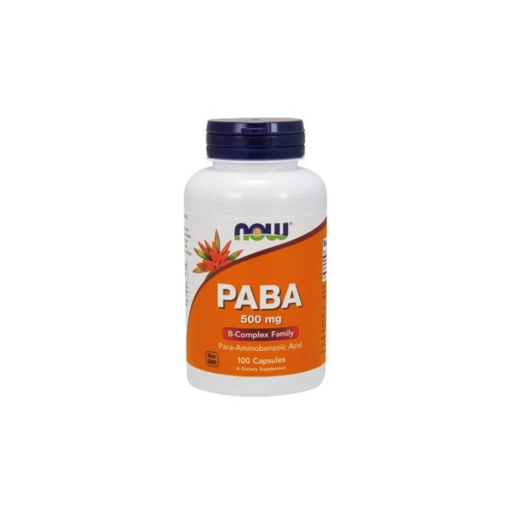 PABA (Kwas p-aminobenzoesowy) 500mg 100 kaps.