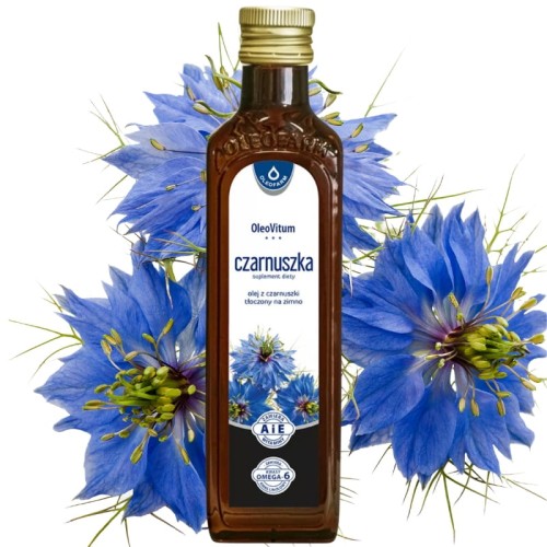 Olej z czarnuszki tłoczony na zimno OleoVitum 250ml