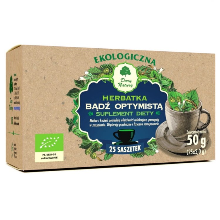 Herbatka Bądź Optymistą EKO 25x2g
