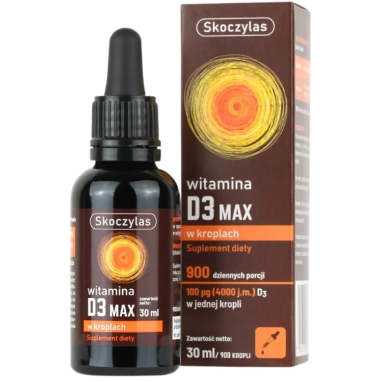 Skoczylas Witamina D3 MAX 100µg w kroplach 30ml