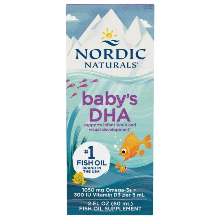 Nordic Naturals Baby's DHA 1050mg Witamina D3 60ml