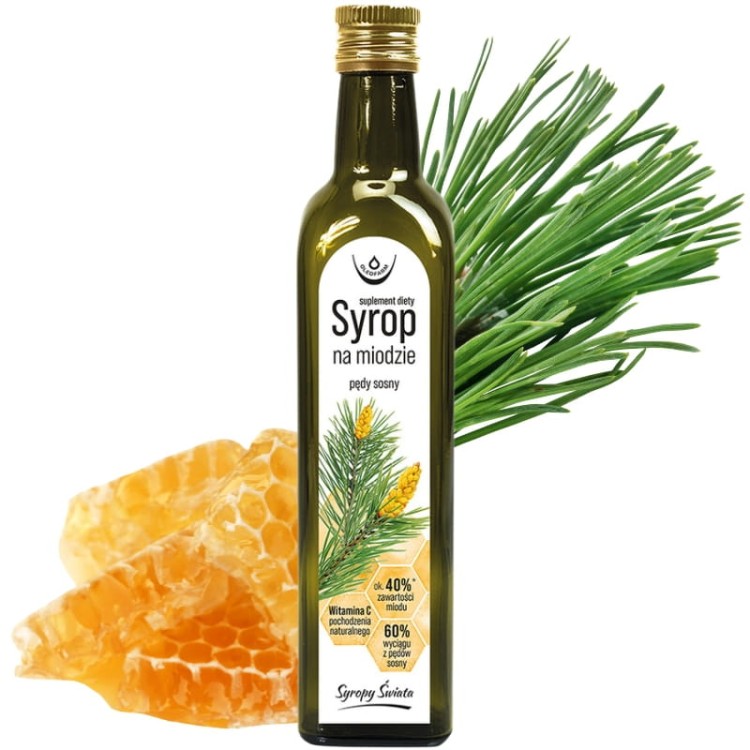 Syrop pędy sosny na miodzie 250 ml