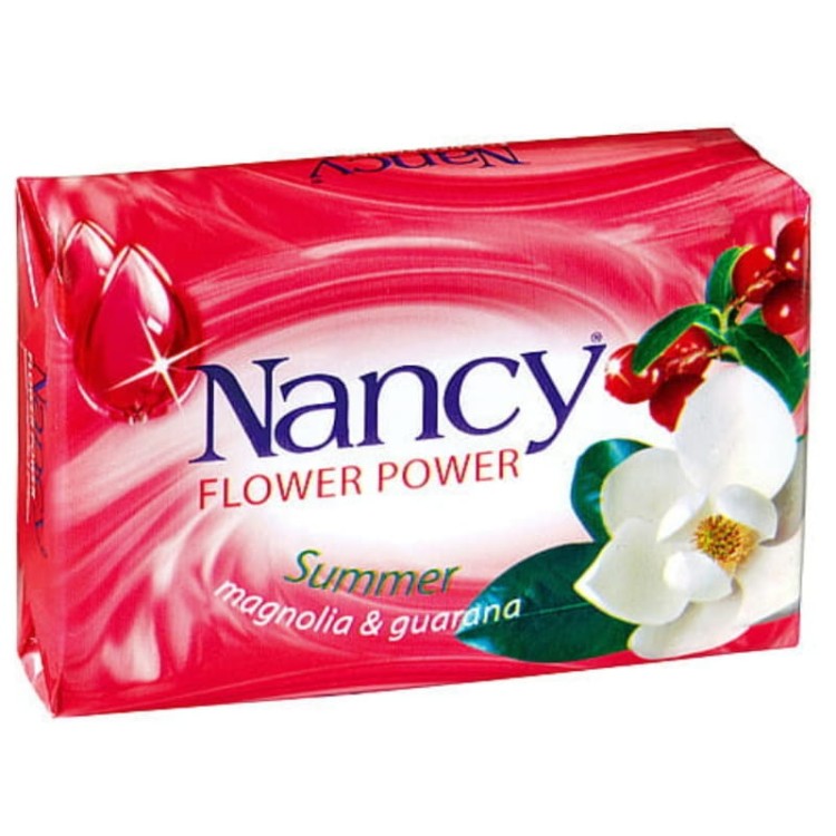 Nancy Flower Power Mydło w kostce Magnolia i guarana 60g