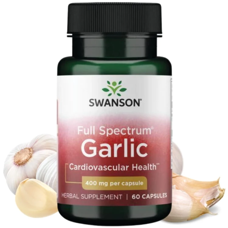 Full Spectrum Garlic (Cloves) (Ząbki czosnku) 400mg 60 kaps