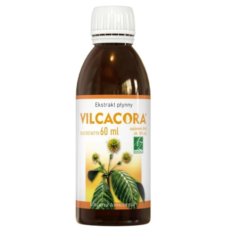 Vilcacora ekstrakt płynny (Uncaria tomentosa) 60ml