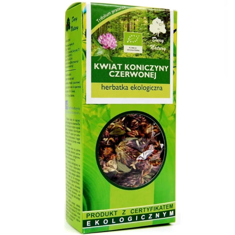 Koniczyna Czerwona kwiat (Trifolium pratense) EKO 25g