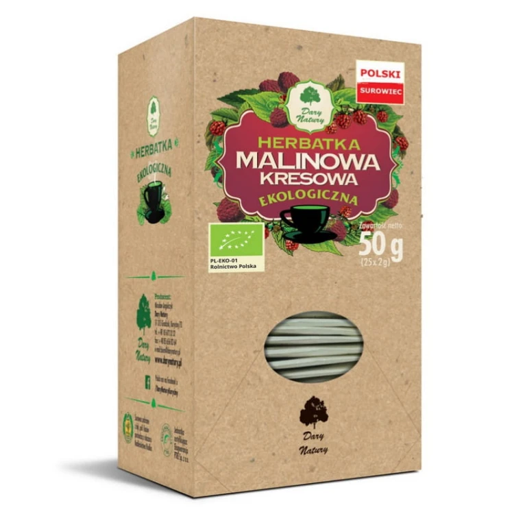Herbatka Malinowa kresowa EKO 25x2g