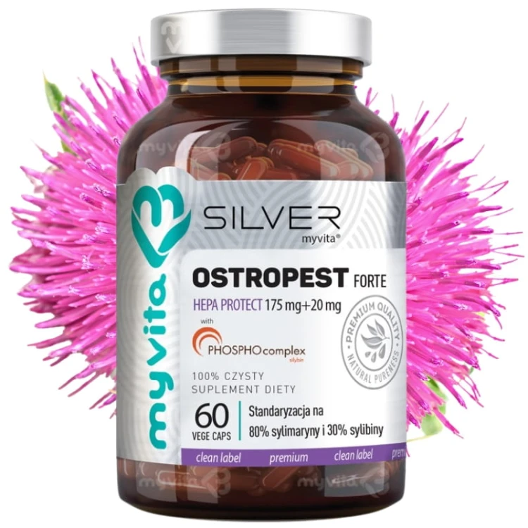 Silver Pure 100% Ostropest Forte 175 mg 60 kaps.