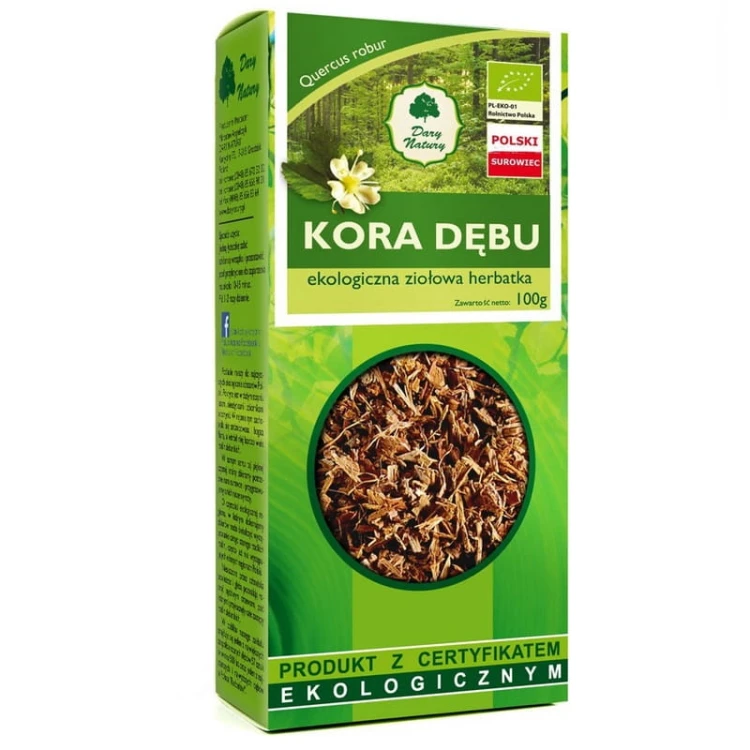 Dąb kora (Quercus robur) EKO 100g