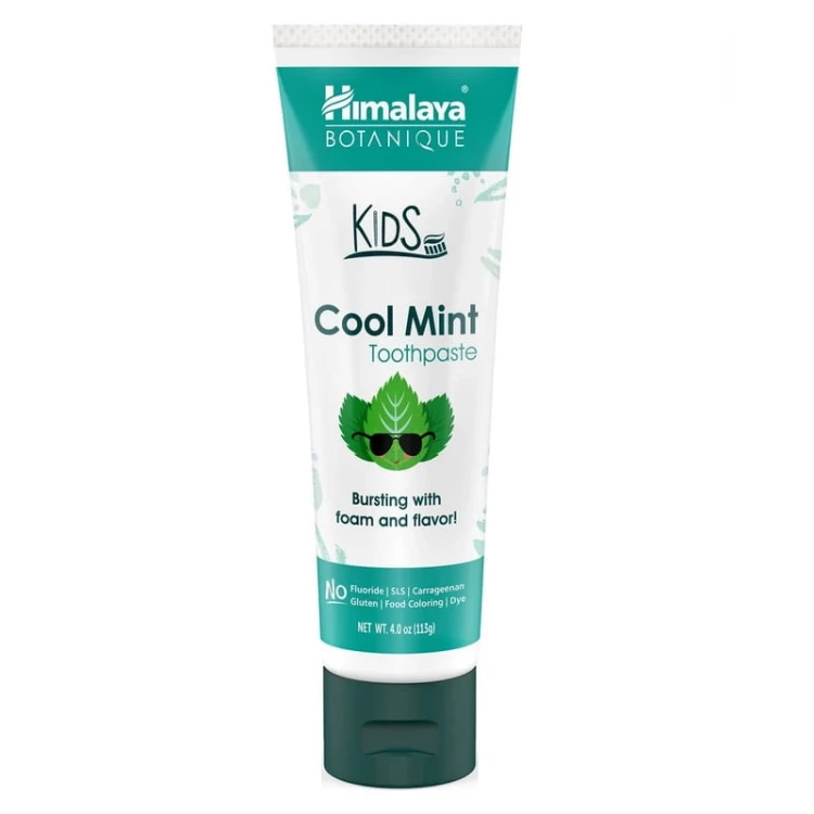 Himalaya Botanique Pasta do zębów dla dzieci Cool Mint bez fluoru 80 g
