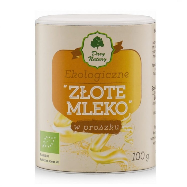 Ekologicze "Złote mleko" w proszku Mieszanka przypraw BIO 100g