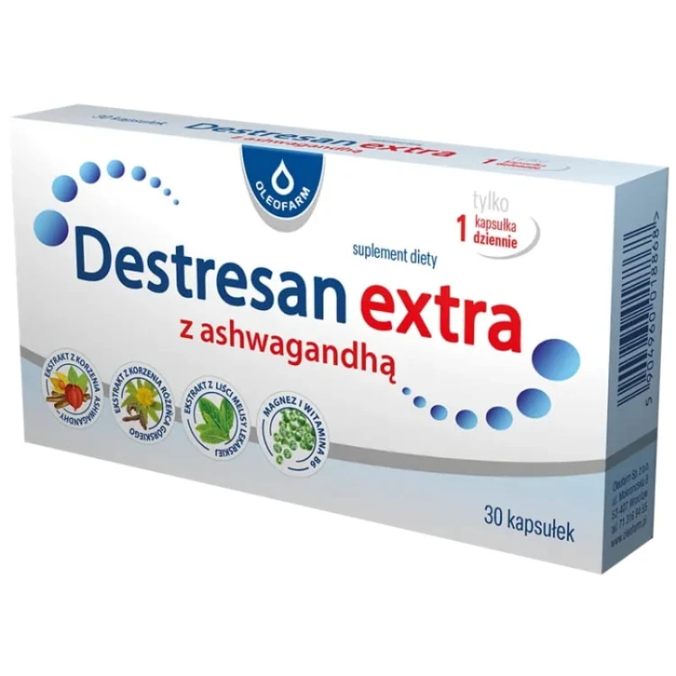 Destresan Extra z Ashwagandhą 30 kaps.