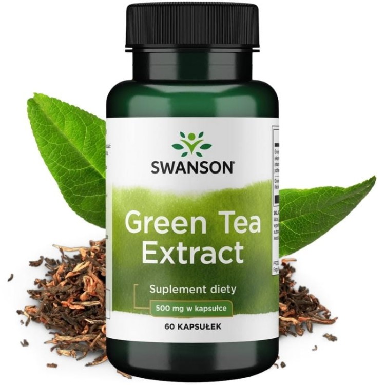 Green Tea Extract 500mg 60 kaps.