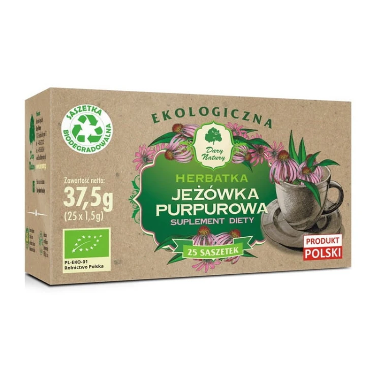 Herbatka Jeżówka purpurowa EKO 25x1,5g